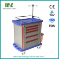 Certificado de la FDA CE MT01A Hospital Medical Crash Trolley / Carrito